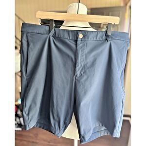 Lululemon Commission Shorts Mens 38 Navy Blue‎ 9'' Inseam